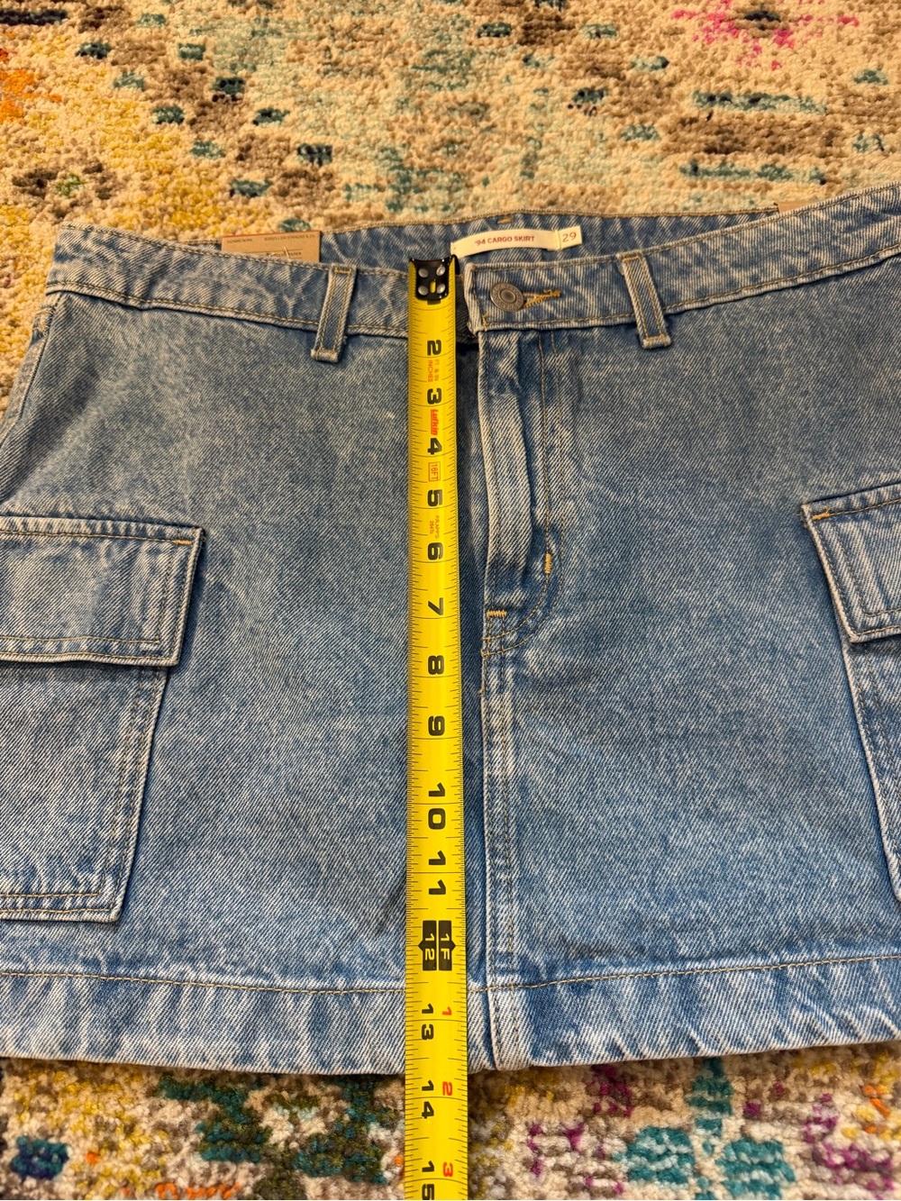 Levi's 94 denim cargo mini skirt - Picture 6 of 6